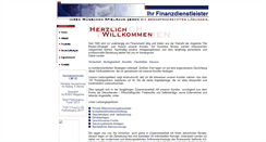 Desktop Screenshot of ihr-finanzdienstleister.de